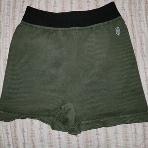 Olive Green Women's Shorts